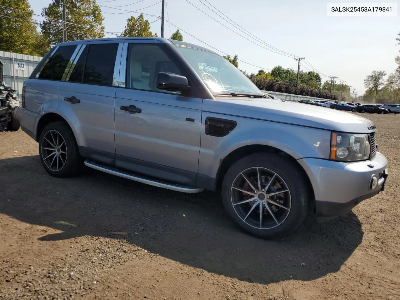 2008 Land Rover Range Rover Sport Hse VIN: SALSK25458A179841 Lot: 71180834