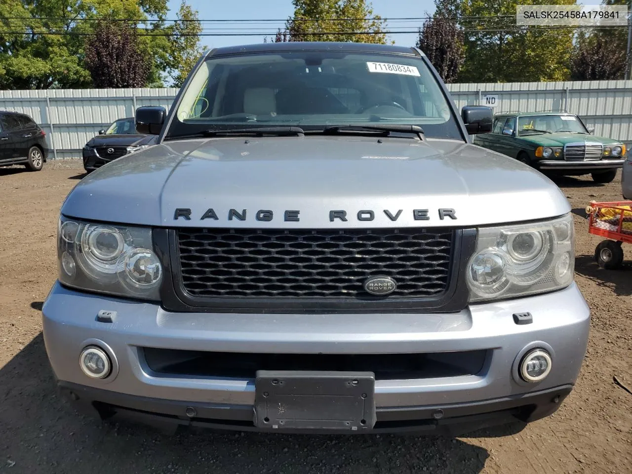 2008 Land Rover Range Rover Sport Hse VIN: SALSK25458A179841 Lot: 71180834