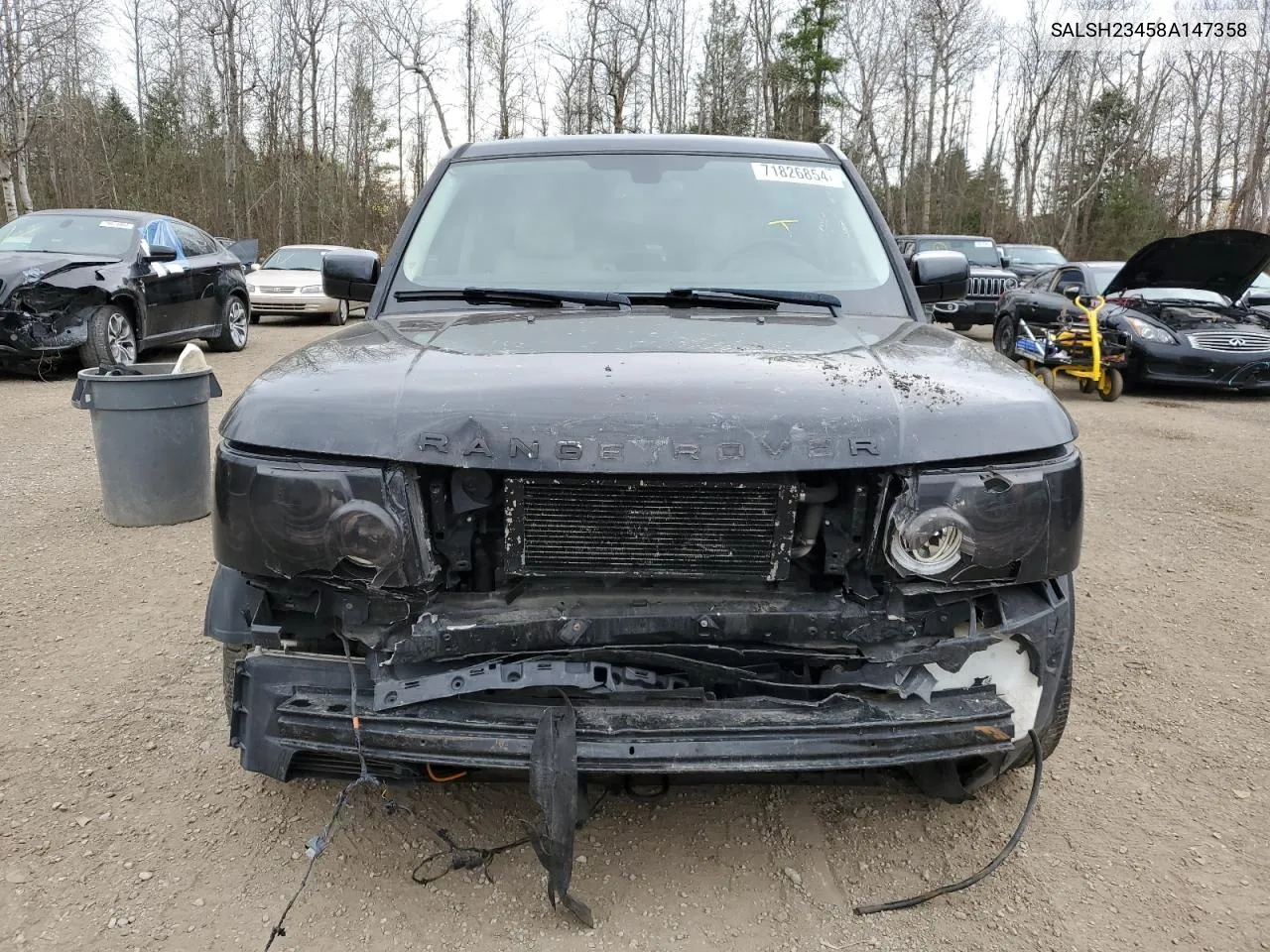 2008 Land Rover Range Rover Sport Supercharged VIN: SALSH23458A147358 Lot: 71826854