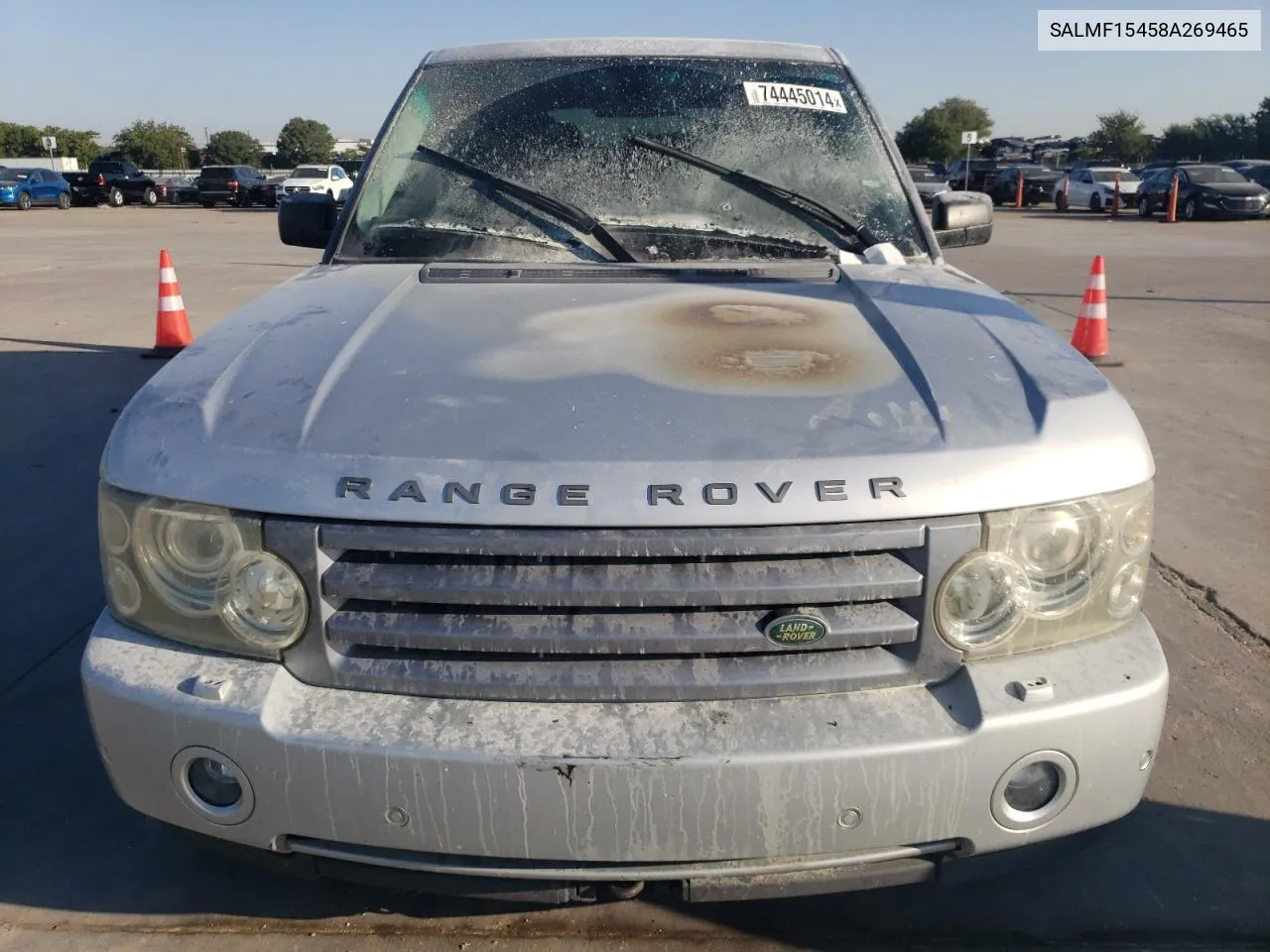 2008 Land Rover Range Rover Hse VIN: SALMF15458A269465 Lot: 74445014