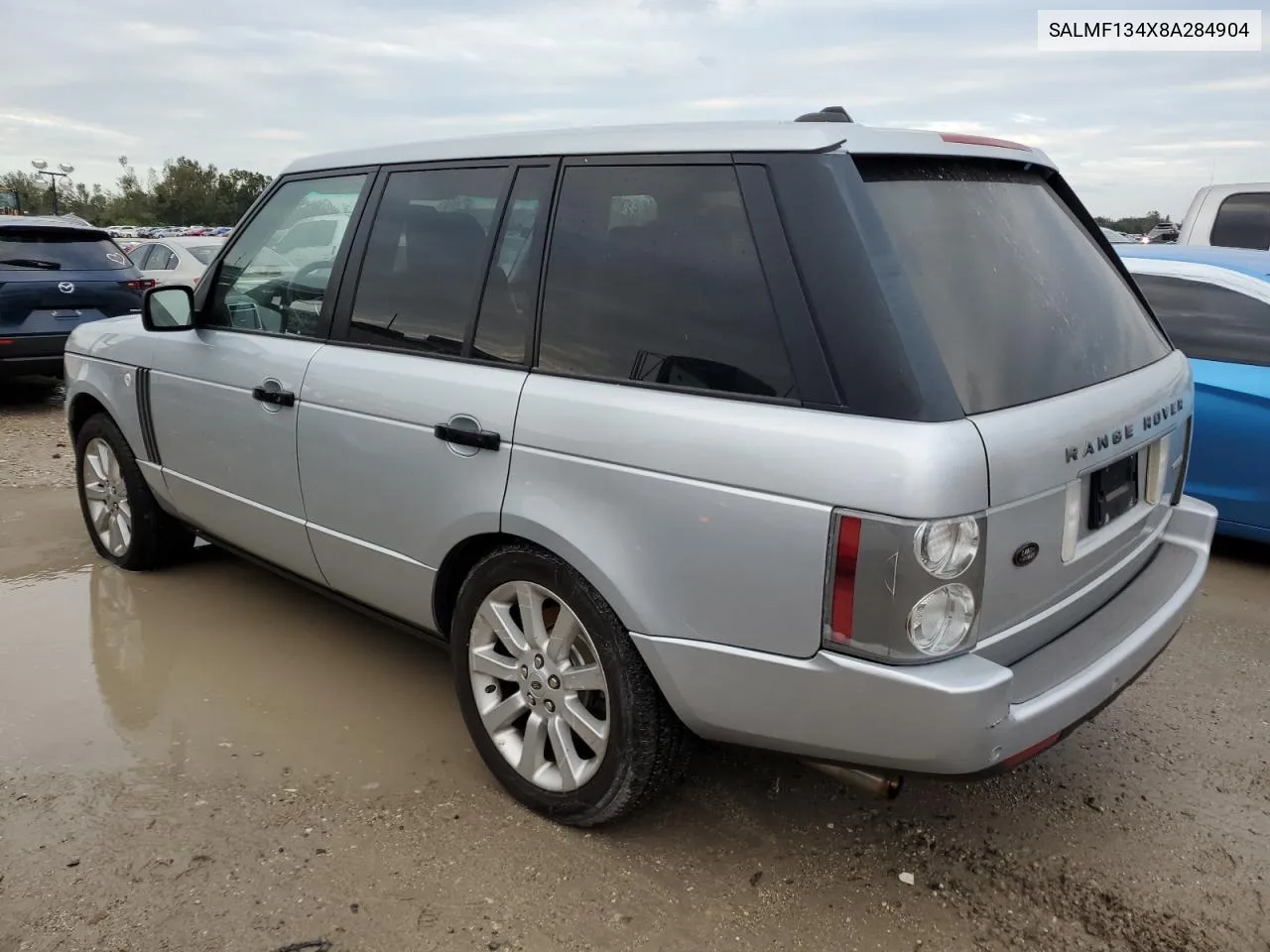 2008 Land Rover Range Rover Supercharged VIN: SALMF134X8A284904 Lot: 74900424