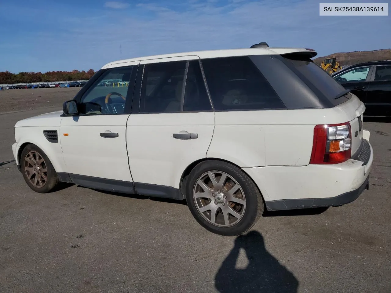 2008 Land Rover Range Rover Sport Hse VIN: SALSK25438A139614 Lot: 75458984