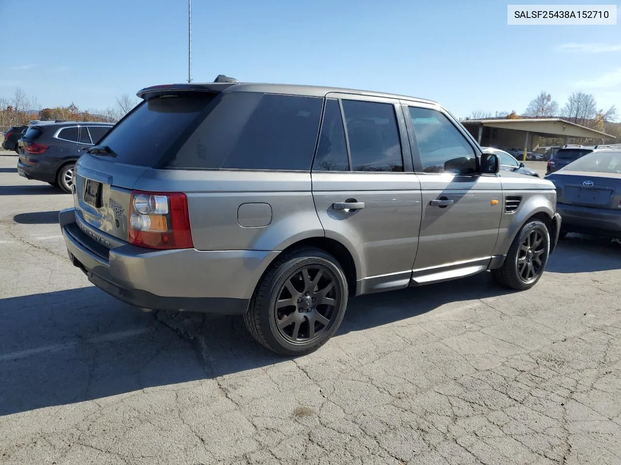 2008 Land Rover Range Rover Sport Hse VIN: SALSF25438A152710 Lot: 78003674