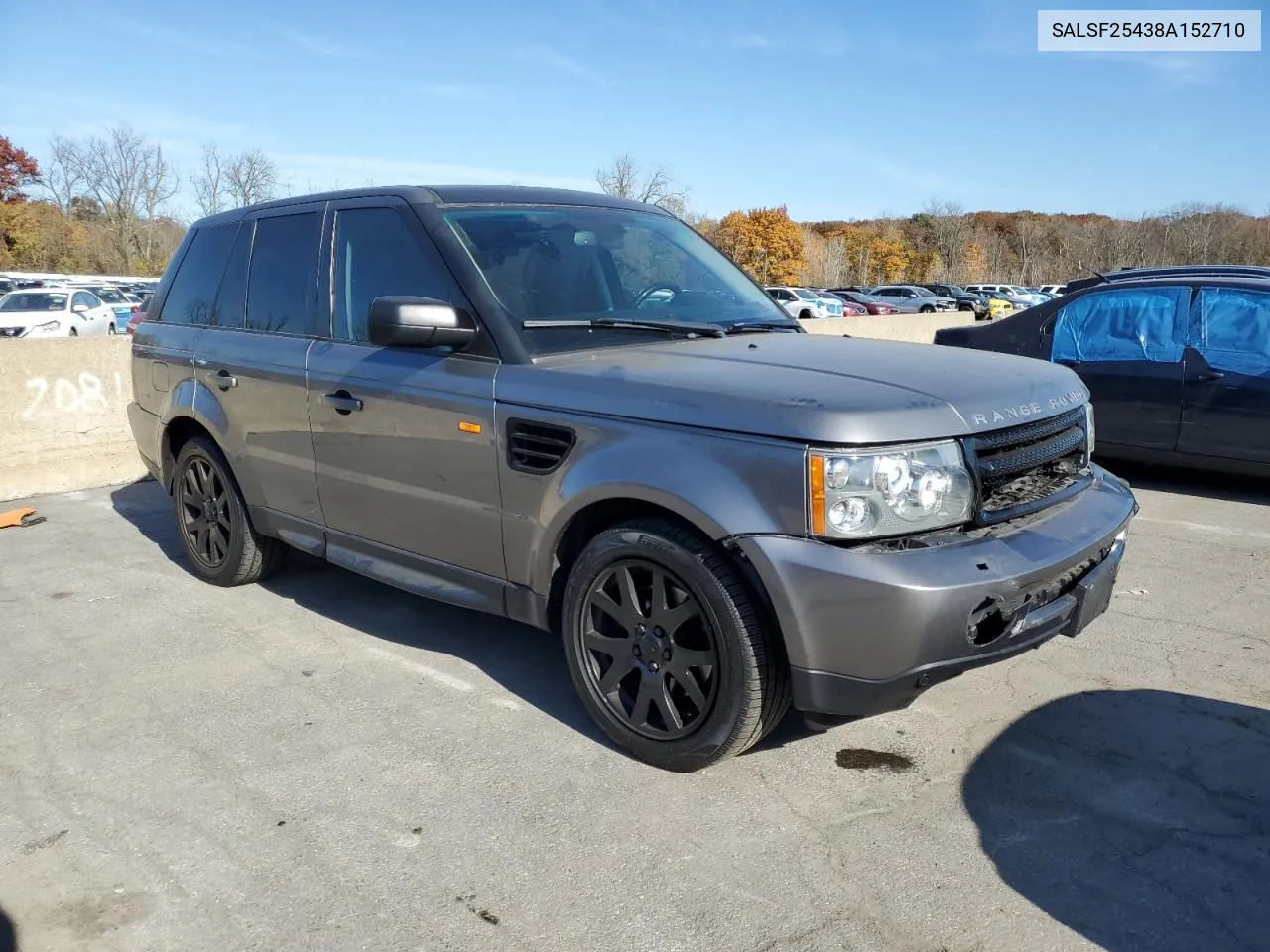 2008 Land Rover Range Rover Sport Hse VIN: SALSF25438A152710 Lot: 78003674