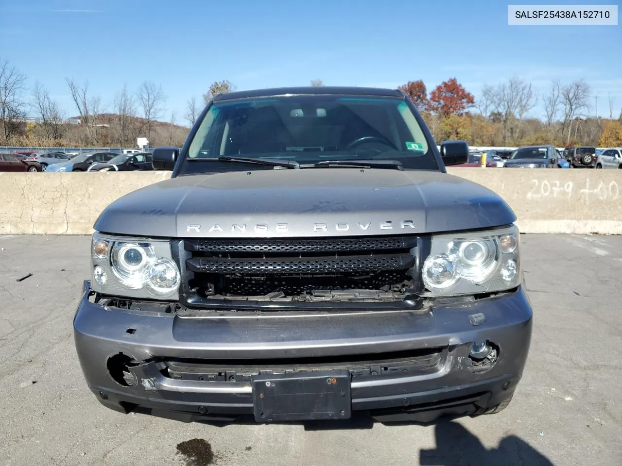 2008 Land Rover Range Rover Sport Hse VIN: SALSF25438A152710 Lot: 78003674