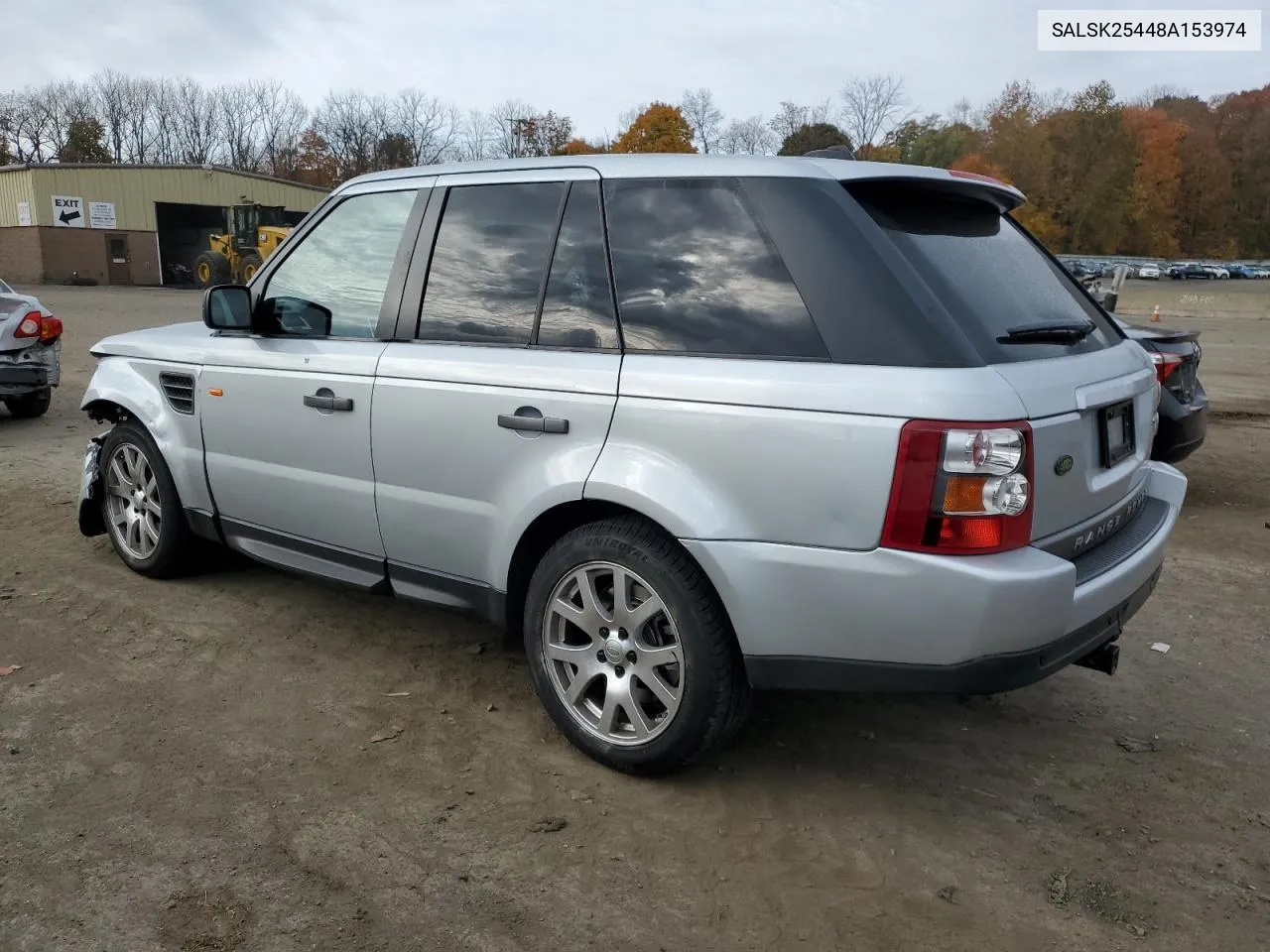 2008 Land Rover Range Rover Sport Hse VIN: SALSK25448A153974 Lot: 78193934