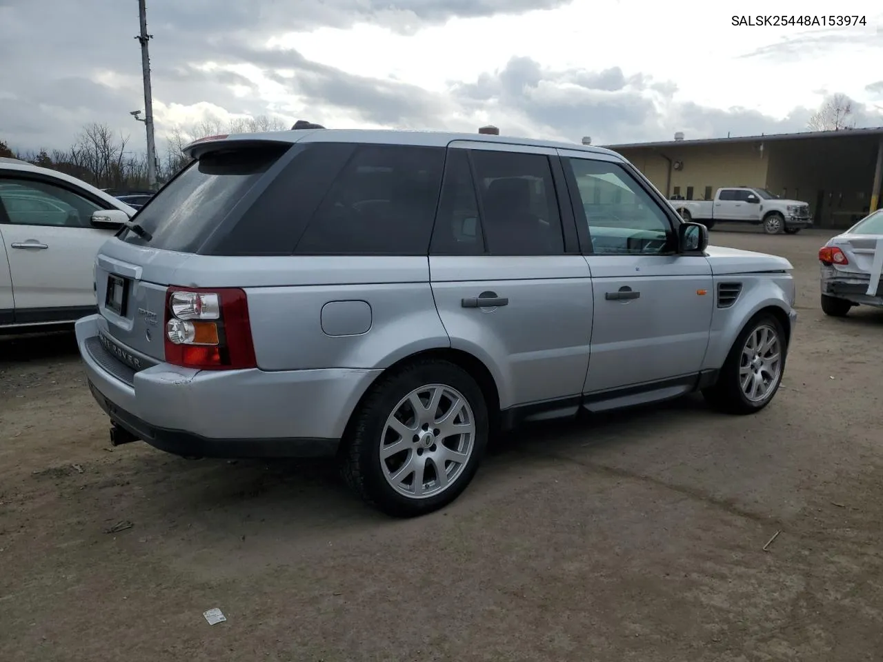 2008 Land Rover Range Rover Sport Hse VIN: SALSK25448A153974 Lot: 78193934