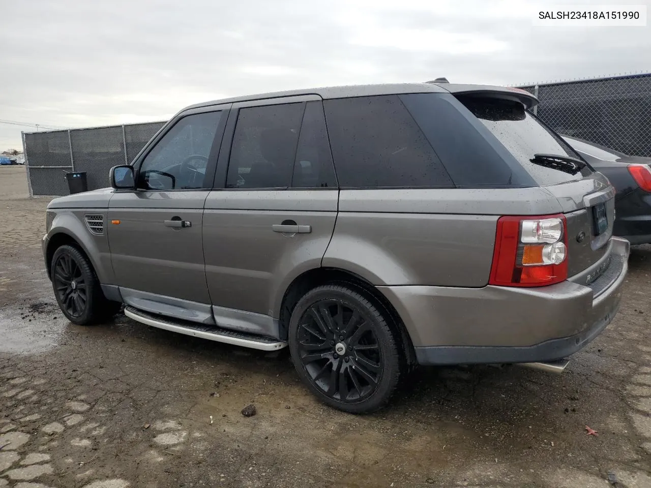 2008 Land Rover Range Rover Sport Supercharged VIN: SALSH23418A151990 Lot: 79342374