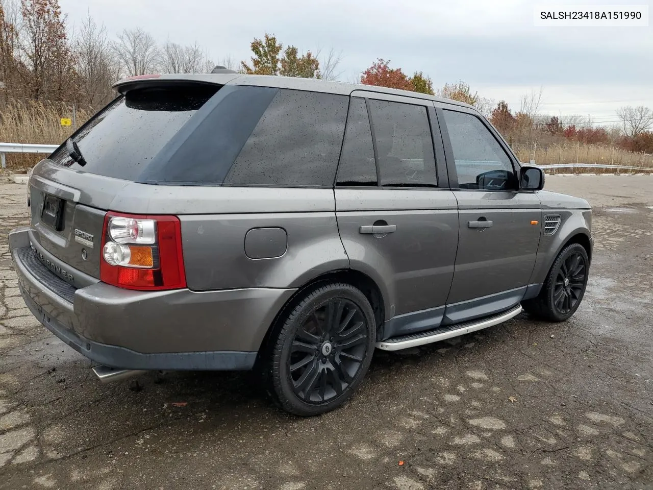 2008 Land Rover Range Rover Sport Supercharged VIN: SALSH23418A151990 Lot: 79342374