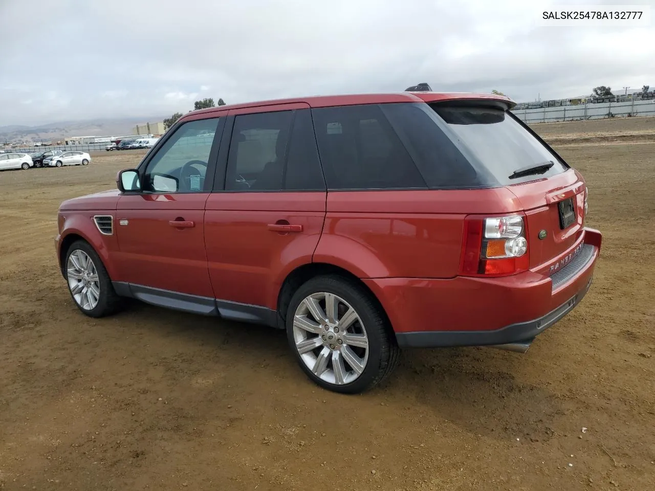 2008 Land Rover Range Rover Sport Hse VIN: SALSK25478A132777 Lot: 80576694