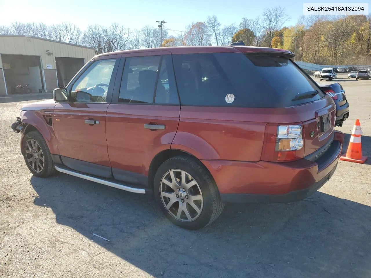 2008 Land Rover Range Rover Sport Hse VIN: SALSK25418A132094 Lot: 80631804