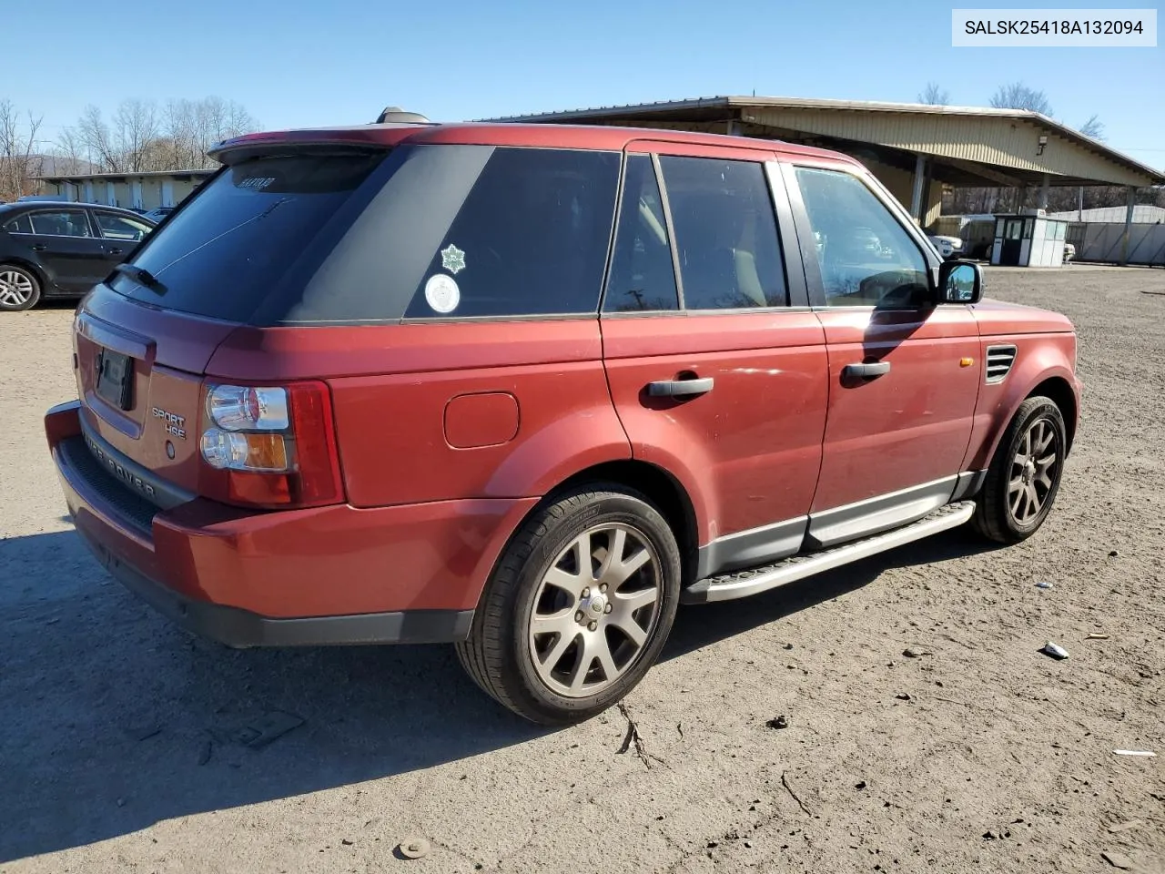 2008 Land Rover Range Rover Sport Hse VIN: SALSK25418A132094 Lot: 80631804