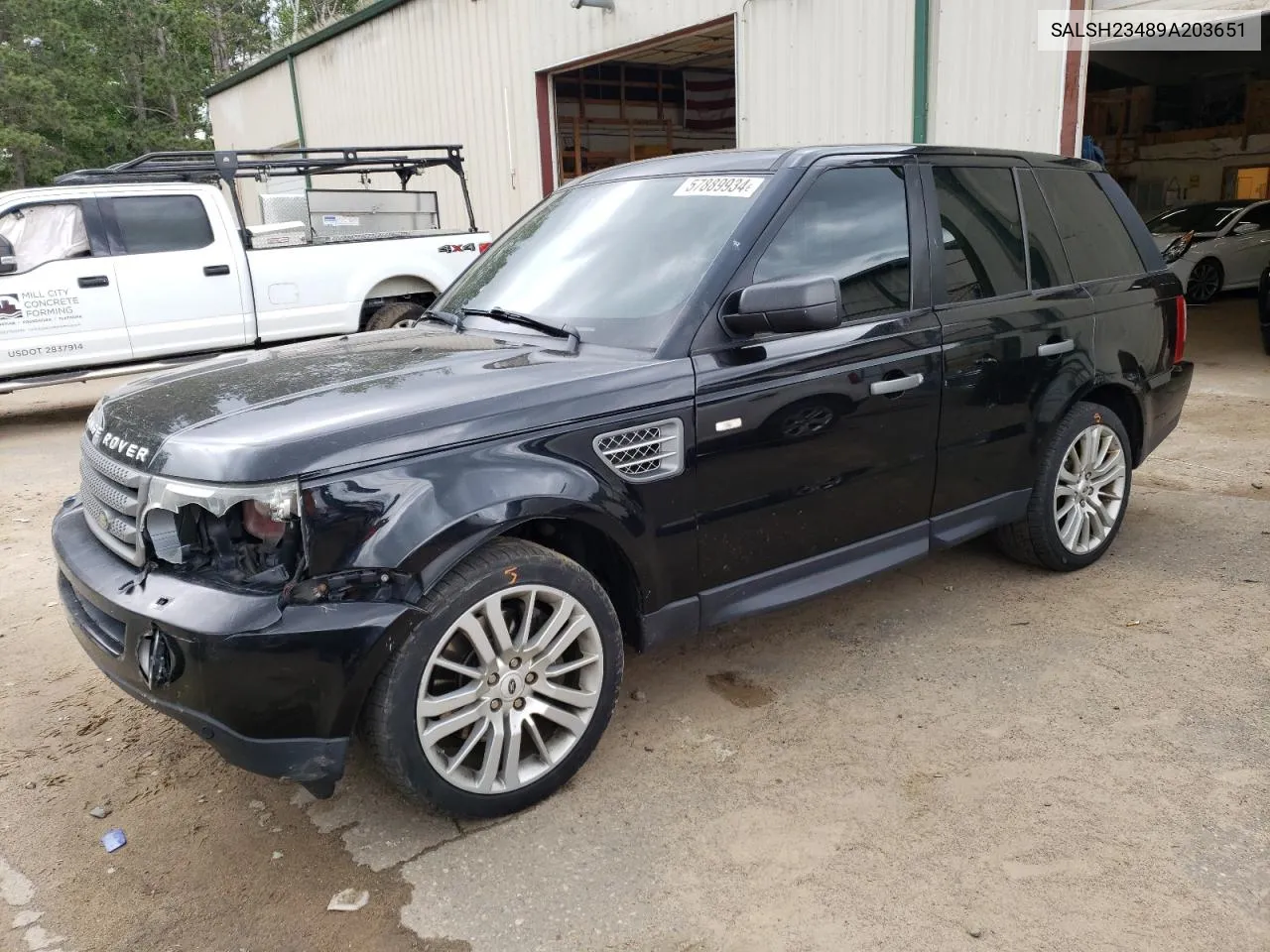 2009 Land Rover Range Rover Sport Supercharged VIN: SALSH23489A203651 Lot: 57889934