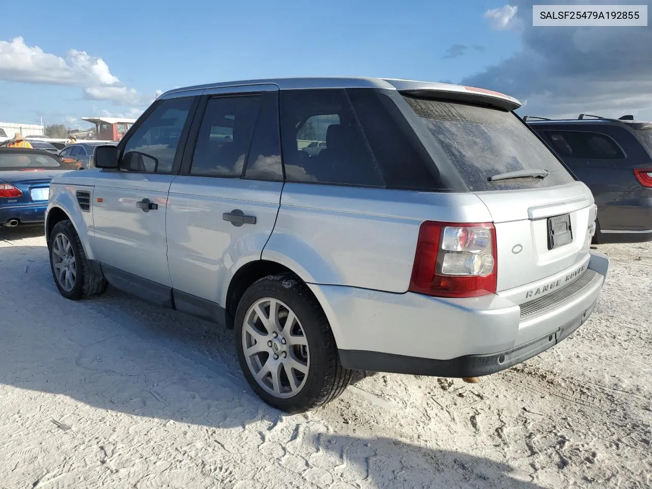 2009 Land Rover Range Rover Sport Hse VIN: SALSF25479A192855 Lot: 76958724