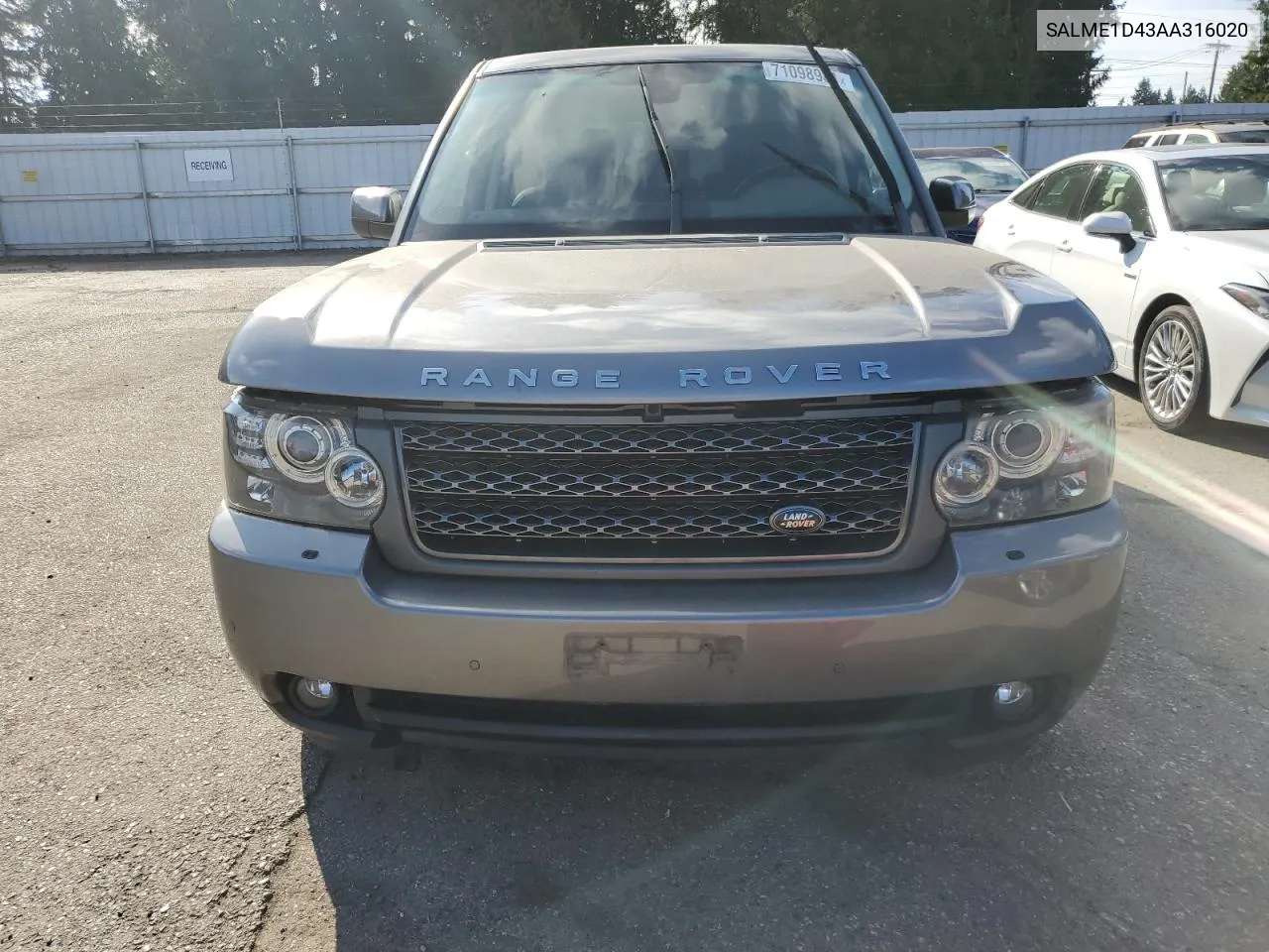 SALME1D43AA316020 2010 Land Rover Range Rover Hse