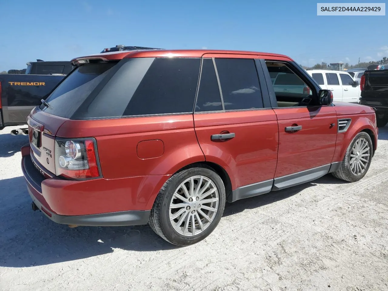 2010 Land Rover Range Rover Sport Hse VIN: SALSF2D44AA229429 Lot: 77126574