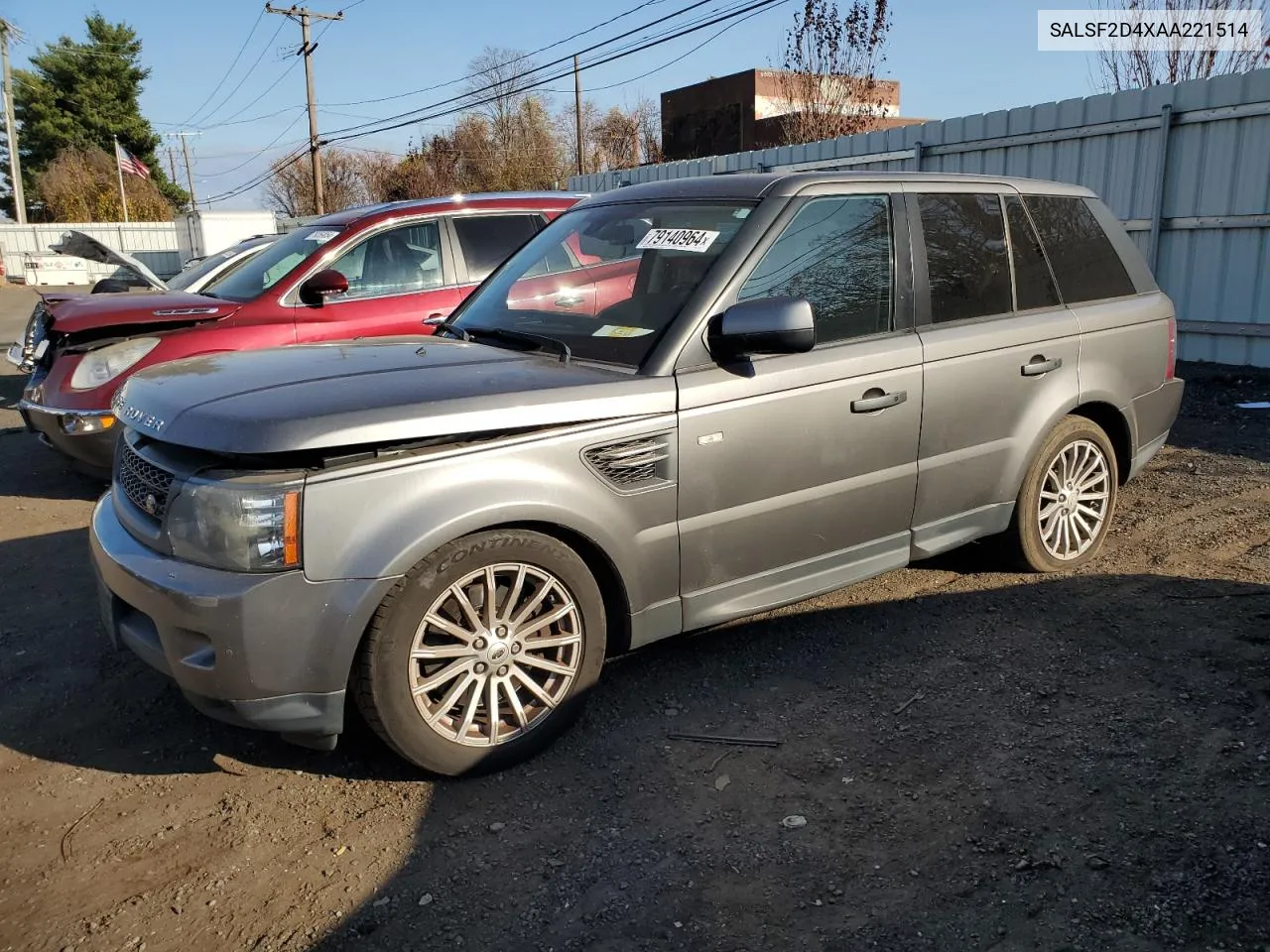 2010 Land Rover Range Rover Sport Hse VIN: SALSF2D4XAA221514 Lot: 79140964