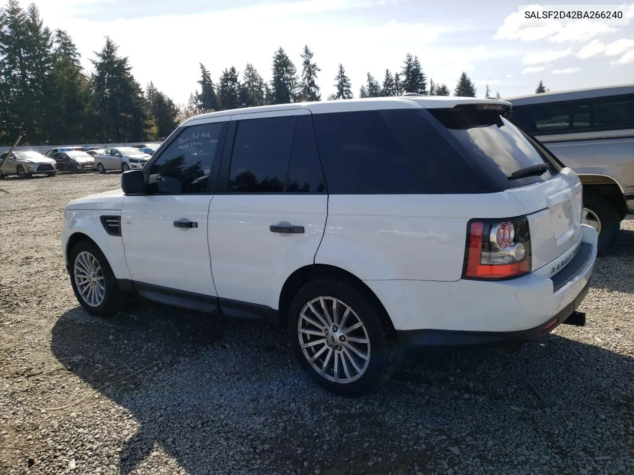 2011 Land Rover Range Rover Sport Hse VIN: SALSF2D42BA266240 Lot: 50361864