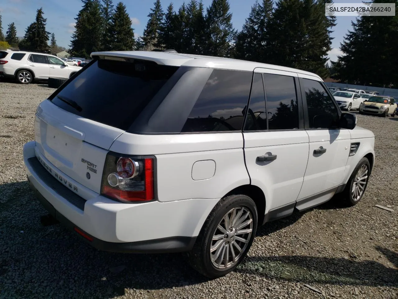 2011 Land Rover Range Rover Sport Hse VIN: SALSF2D42BA266240 Lot: 50361864