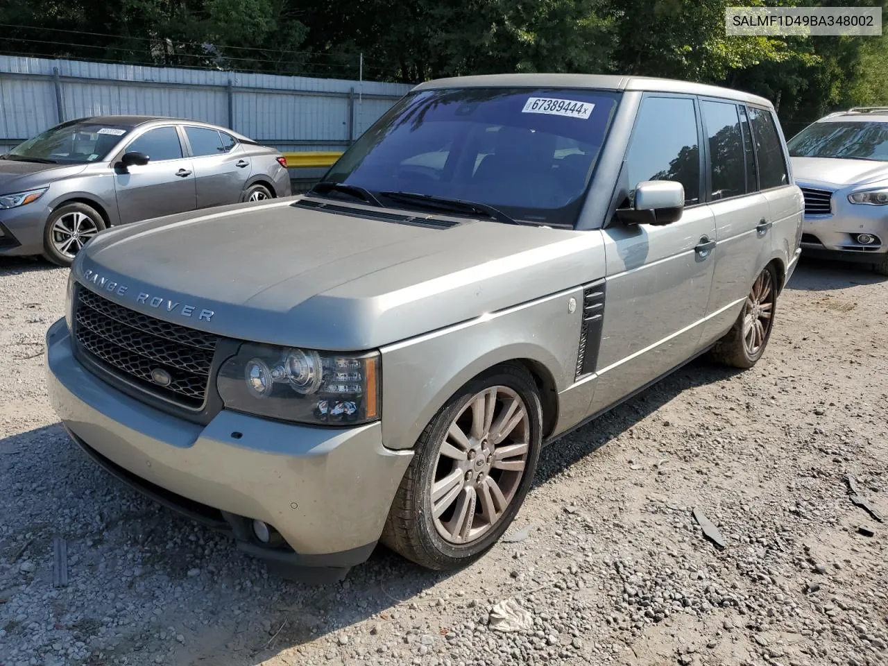 SALMF1D49BA348002 2011 Land Rover Range Rover Hse Luxury