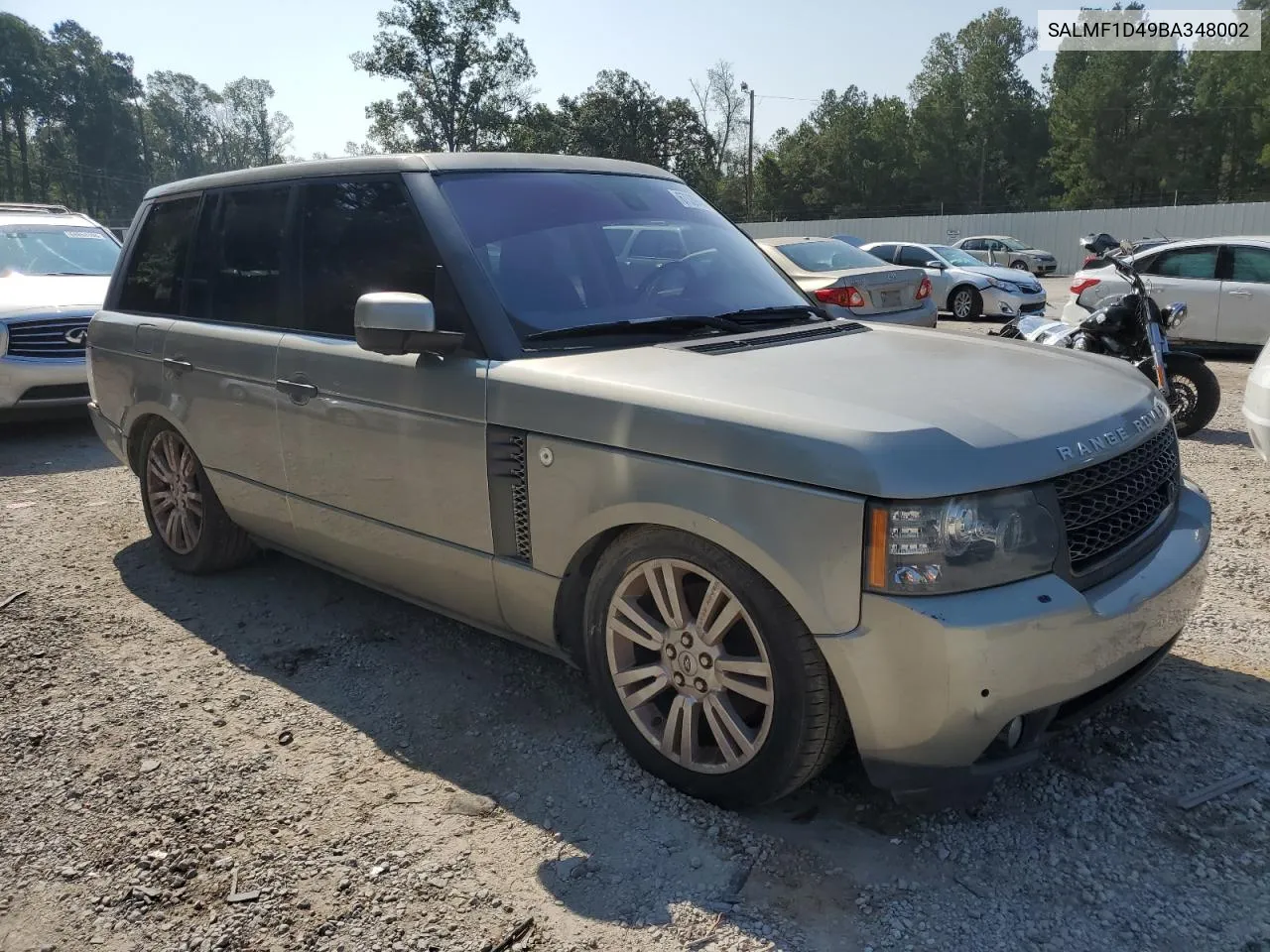 2011 Land Rover Range Rover Hse Luxury VIN: SALMF1D49BA348002 Lot: 67389444