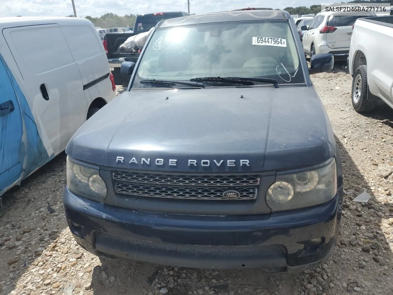 2011 Land Rover Range Rover Sport Hse VIN: SALSF2D46BA271716 Lot: 69447964