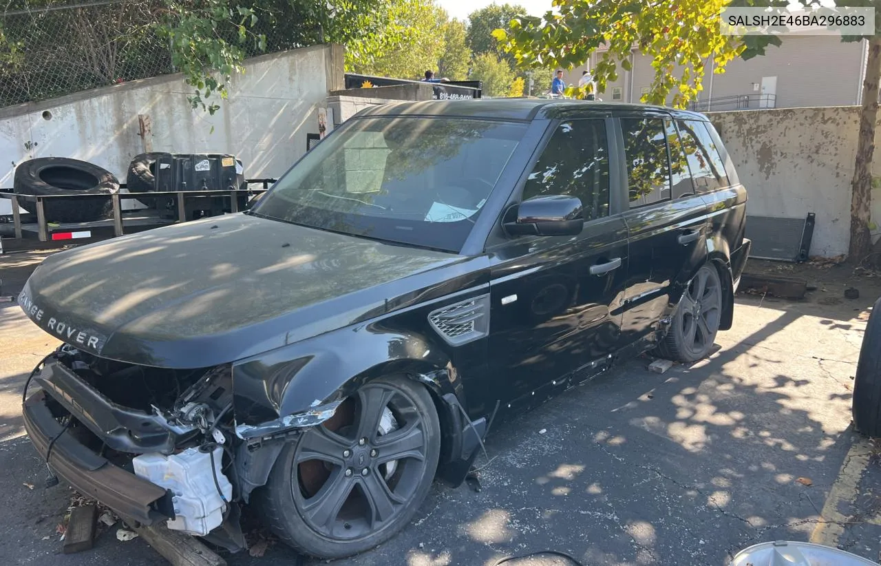 2011 Land Rover Range Rover Sport Sc VIN: SALSH2E46BA296883 Lot: 77165804