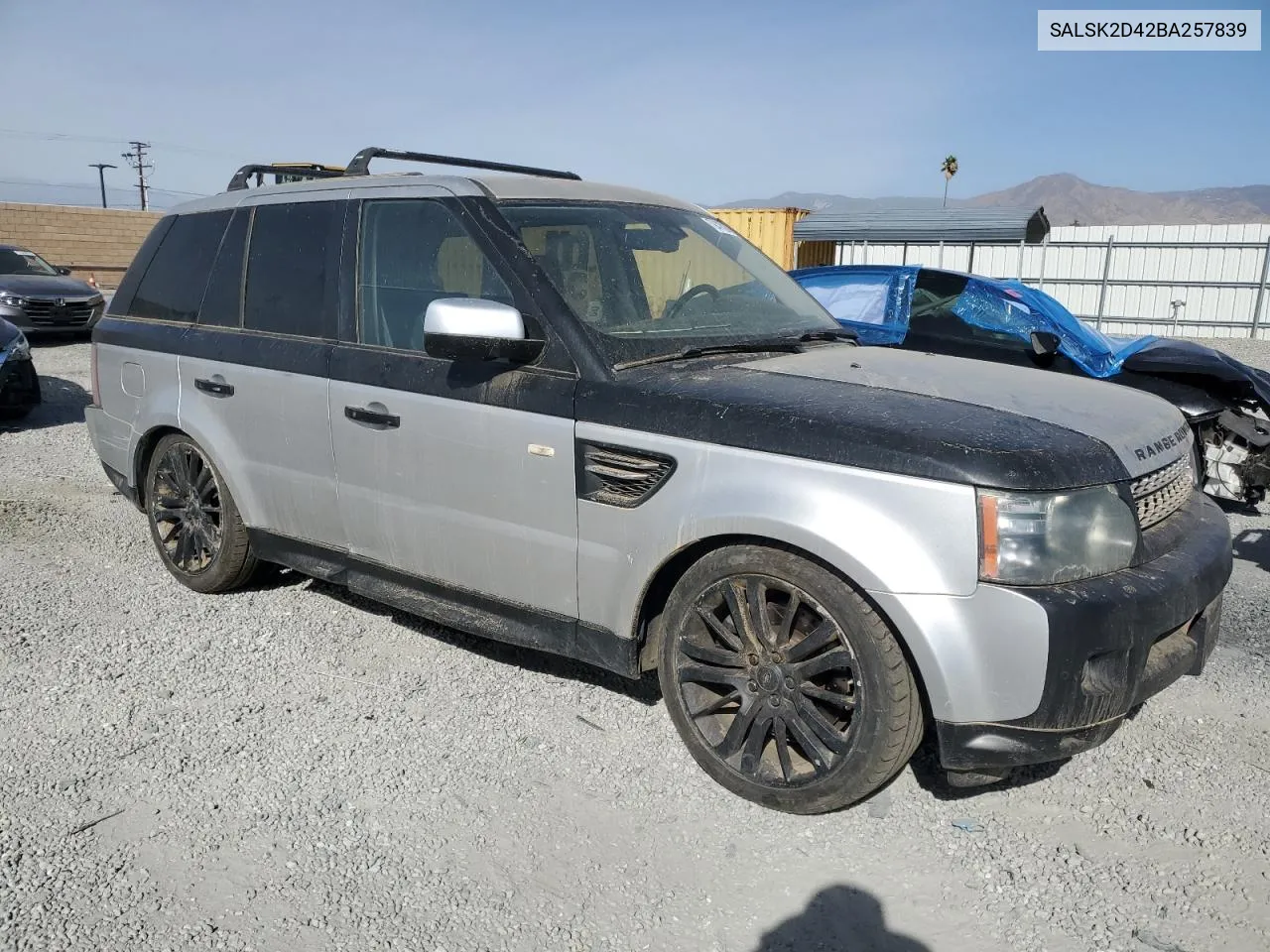 2011 Land Rover Range Rover Sport Lux VIN: SALSK2D42BA257839 Lot: 79478294