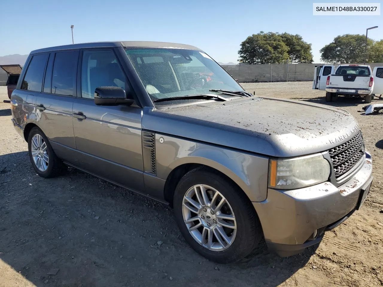 2011 Land Rover Range Rover Hse VIN: SALME1D48BA330027 Lot: 79484524