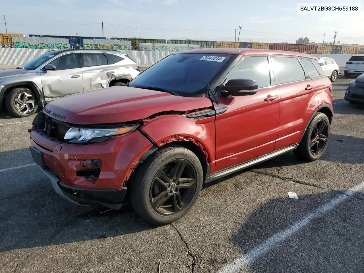 2012 Land Rover Range Rover Evoque Dynamic Premium VIN: SALVT2BG3CH659188 Lot: 74149214