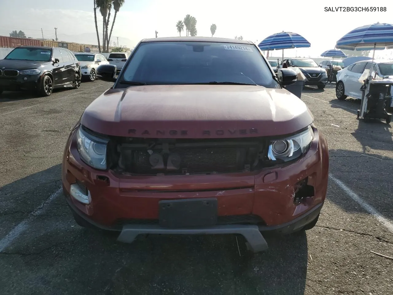 2012 Land Rover Range Rover Evoque Dynamic Premium VIN: SALVT2BG3CH659188 Lot: 74149214