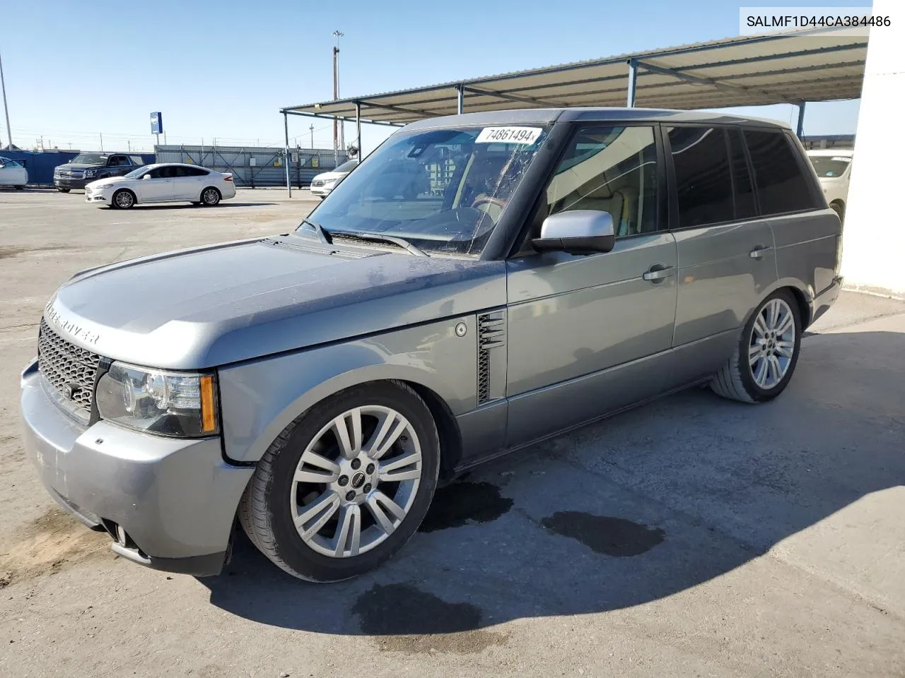 2012 Land Rover Range Rover Hse Luxury VIN: SALMF1D44CA384486 Lot: 74861494