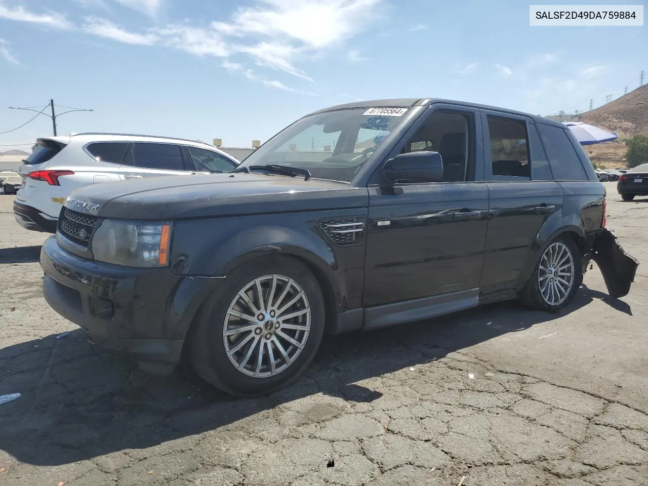 2013 Land Rover Range Rover Sport Hse VIN: SALSF2D49DA759884 Lot: 67705564