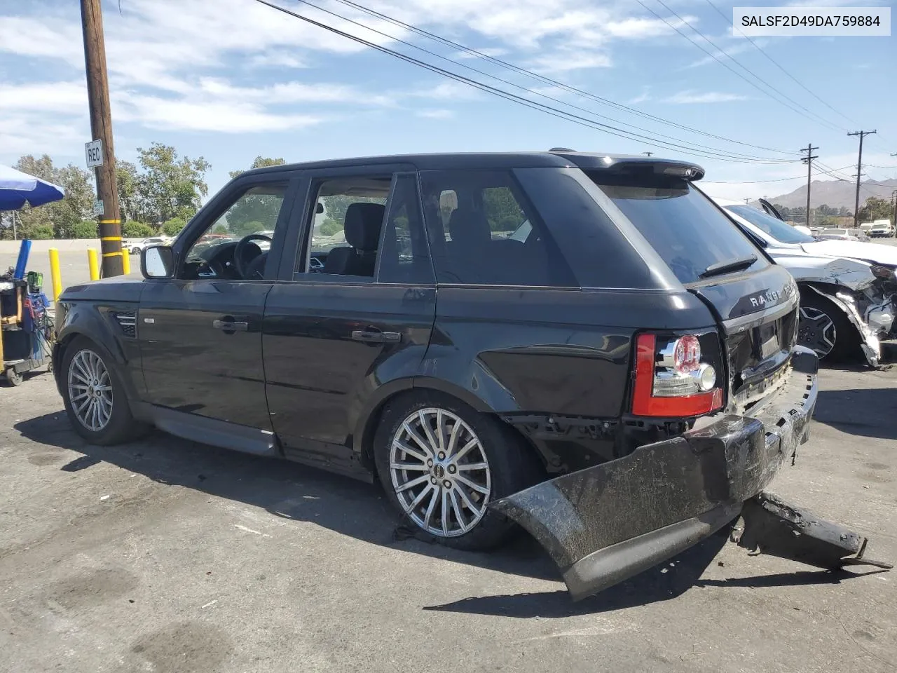 2013 Land Rover Range Rover Sport Hse VIN: SALSF2D49DA759884 Lot: 67705564