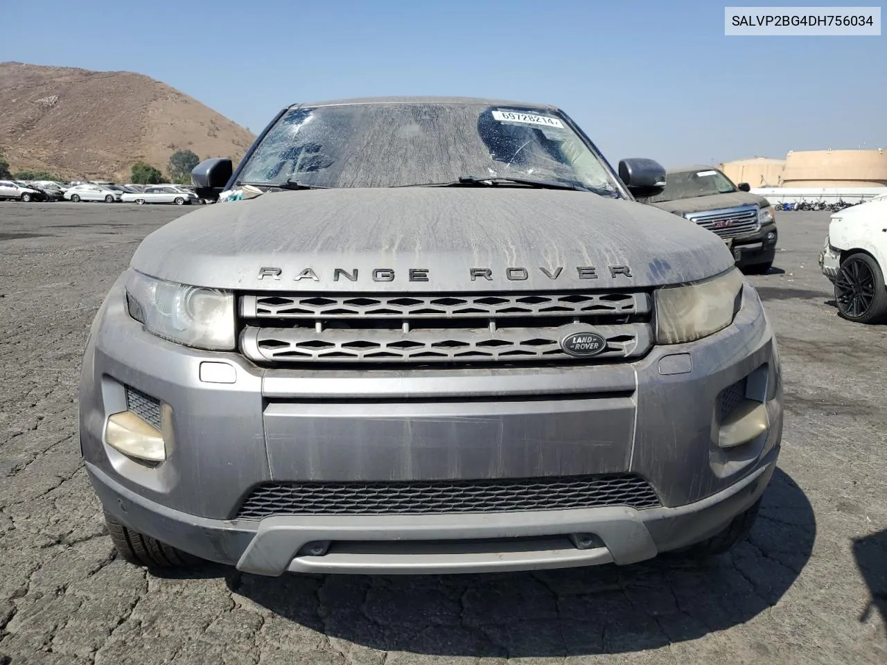 2013 Land Rover Range Rover Evoque Pure Plus VIN: SALVP2BG4DH756034 Lot: 69728214