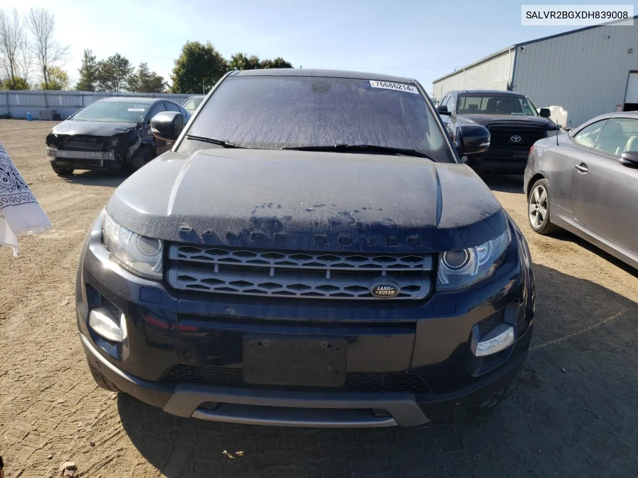 2013 Land Rover Range Rover Evoque Pure Premium VIN: SALVR2BGXDH839008 Lot: 76686214