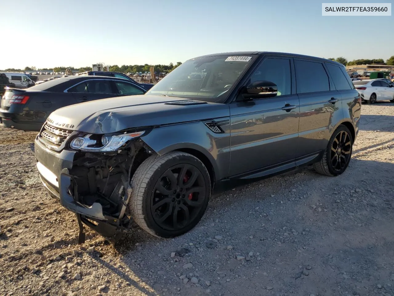 2014 Land Rover Range Rover Sport Sc VIN: SALWR2TF7EA359660 Lot: 74387444