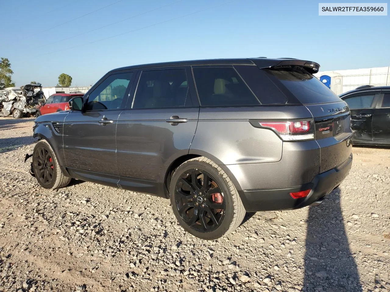 2014 Land Rover Range Rover Sport Sc VIN: SALWR2TF7EA359660 Lot: 74387444