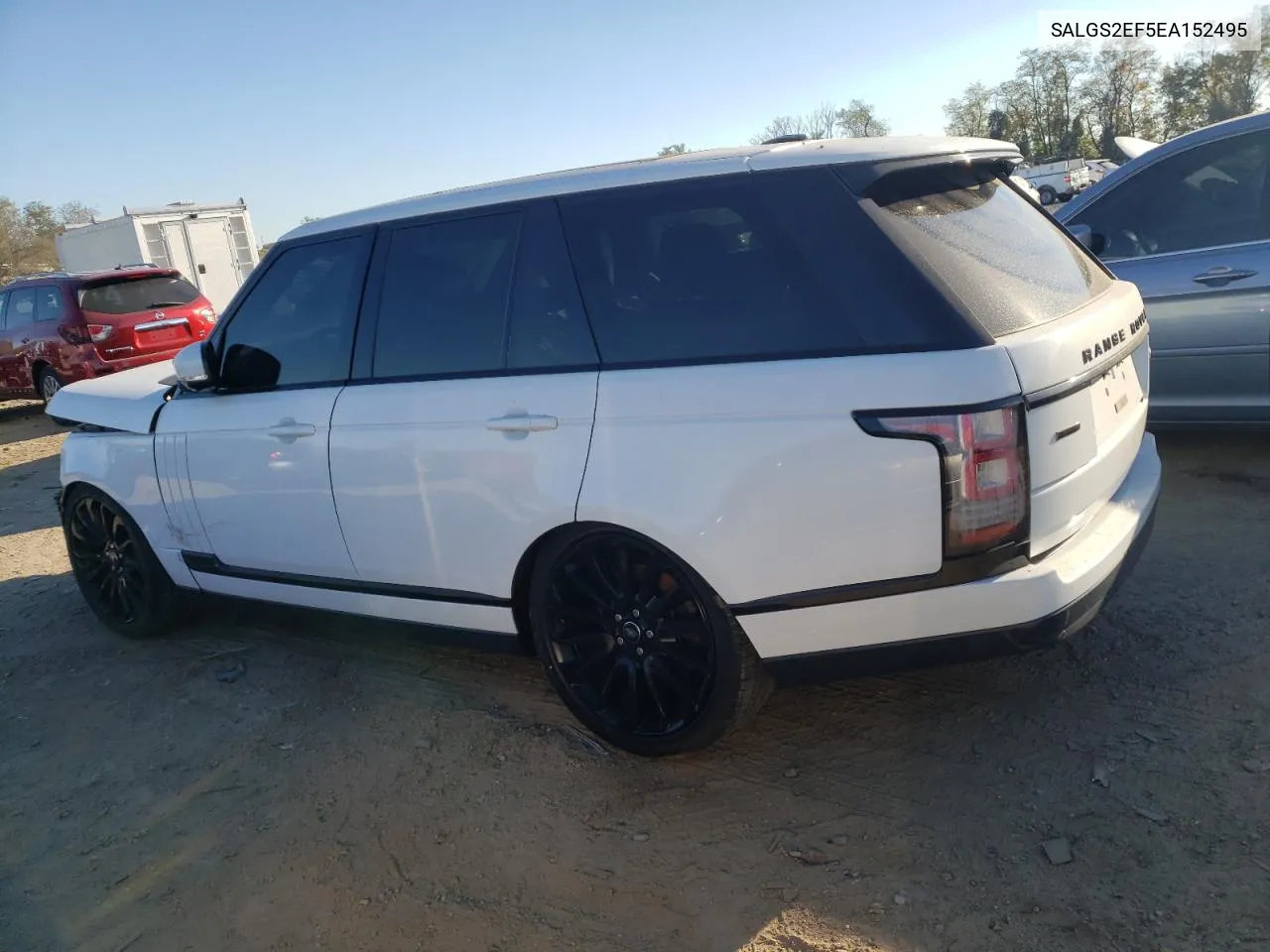 2014 Land Rover Range Rover Supercharged VIN: SALGS2EF5EA152495 Lot: 77458014