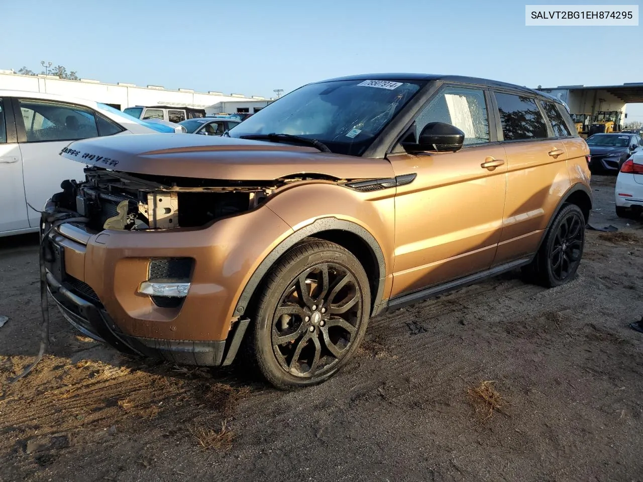 2014 Land Rover Range Rover Evoque Dynamic Premium VIN: SALVT2BG1EH874295 Lot: 78507914