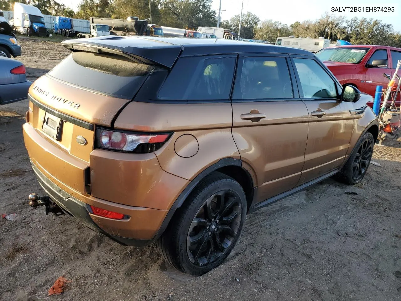 2014 Land Rover Range Rover Evoque Dynamic Premium VIN: SALVT2BG1EH874295 Lot: 78507914