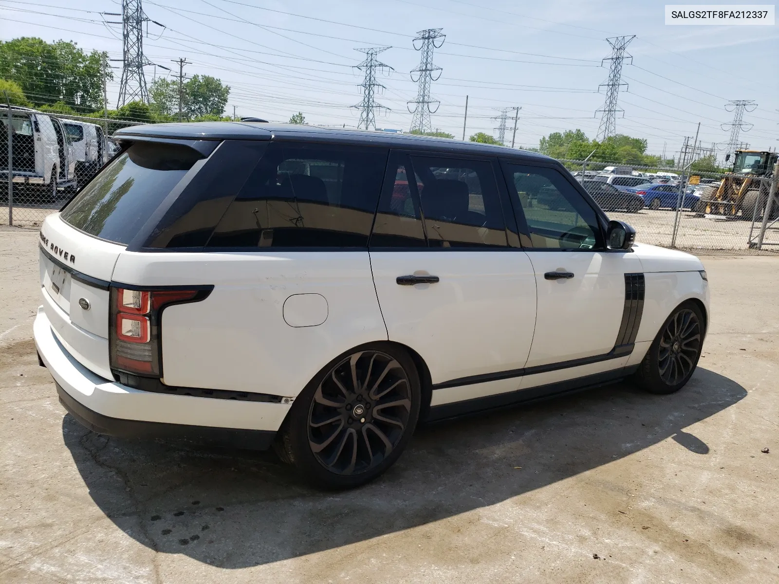 2015 Land Rover Range Rover Supercharged VIN: SALGS2TF8FA212337 Lot: 56428414