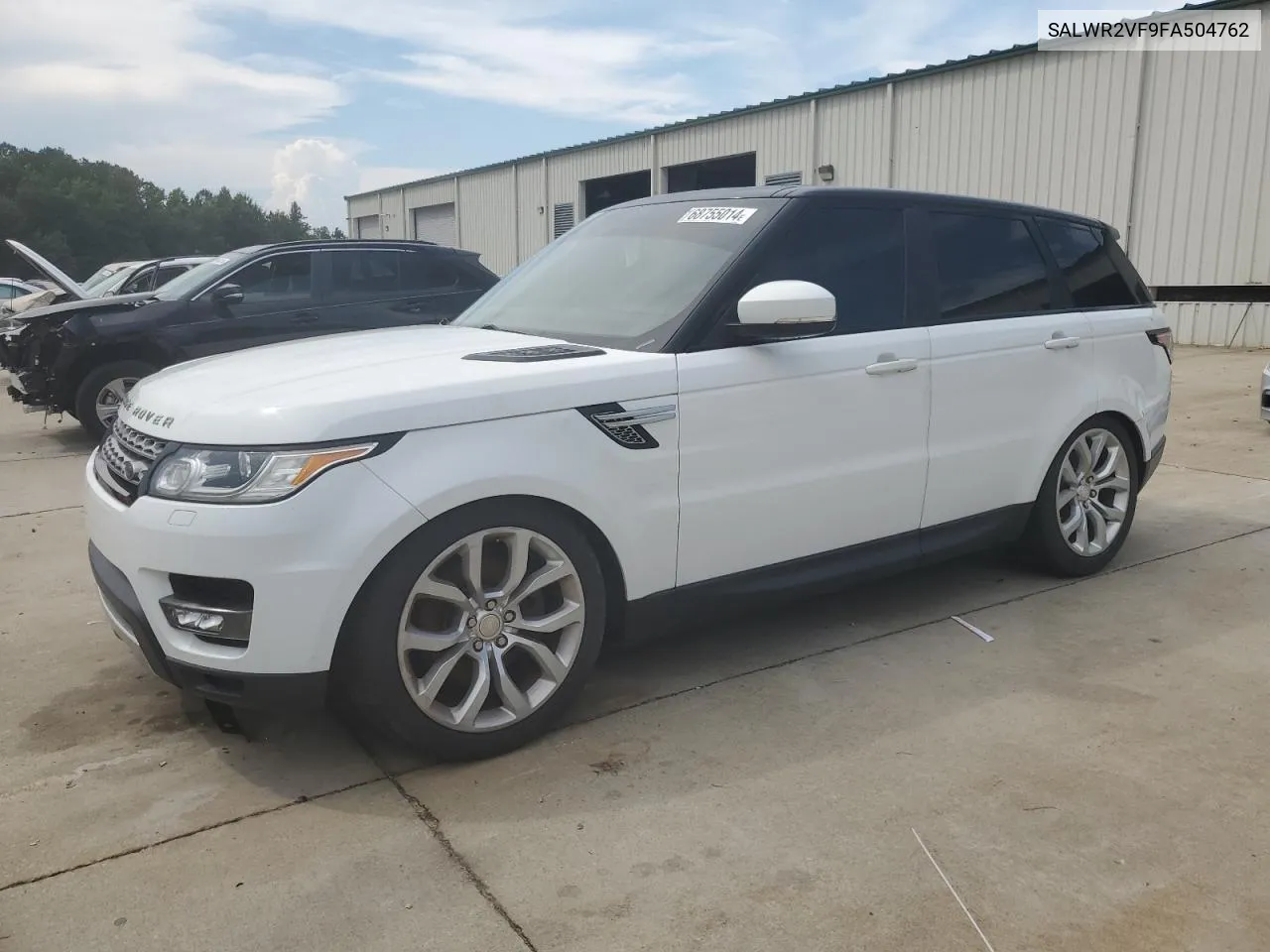 2015 Land Rover Range Rover Sport Hse VIN: SALWR2VF9FA504762 Lot: 68755014