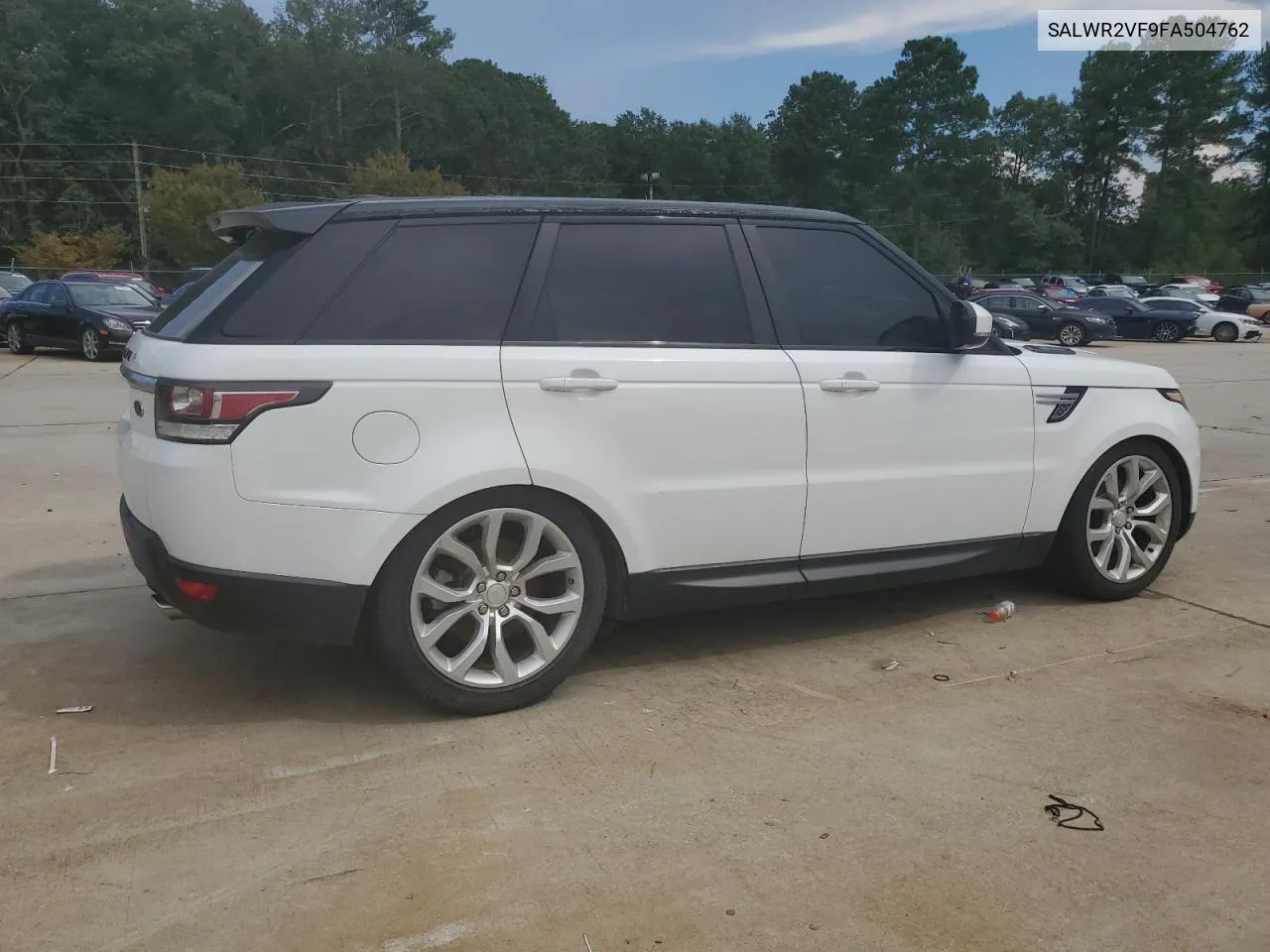 2015 Land Rover Range Rover Sport Hse VIN: SALWR2VF9FA504762 Lot: 68755014