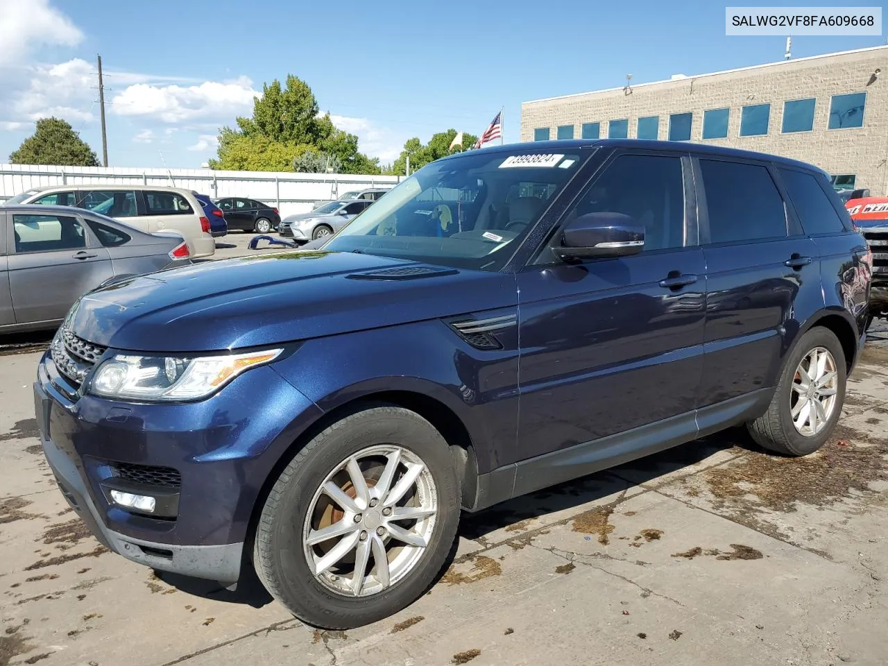 2015 Land Rover Range Rover Sport Se VIN: SALWG2VF8FA609668 Lot: 73993824