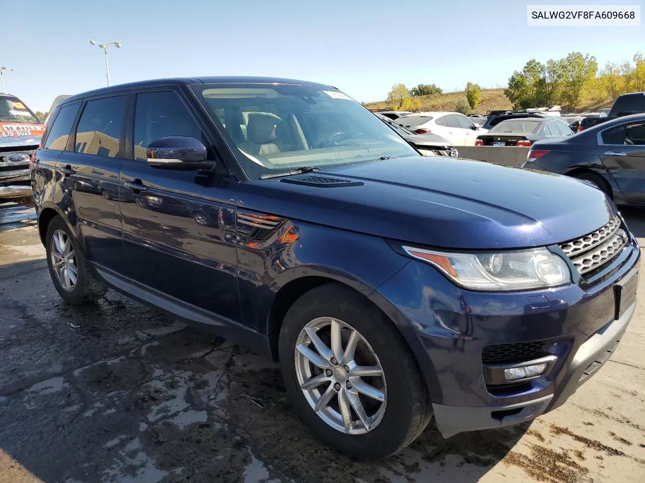 2015 Land Rover Range Rover Sport Se VIN: SALWG2VF8FA609668 Lot: 73993824