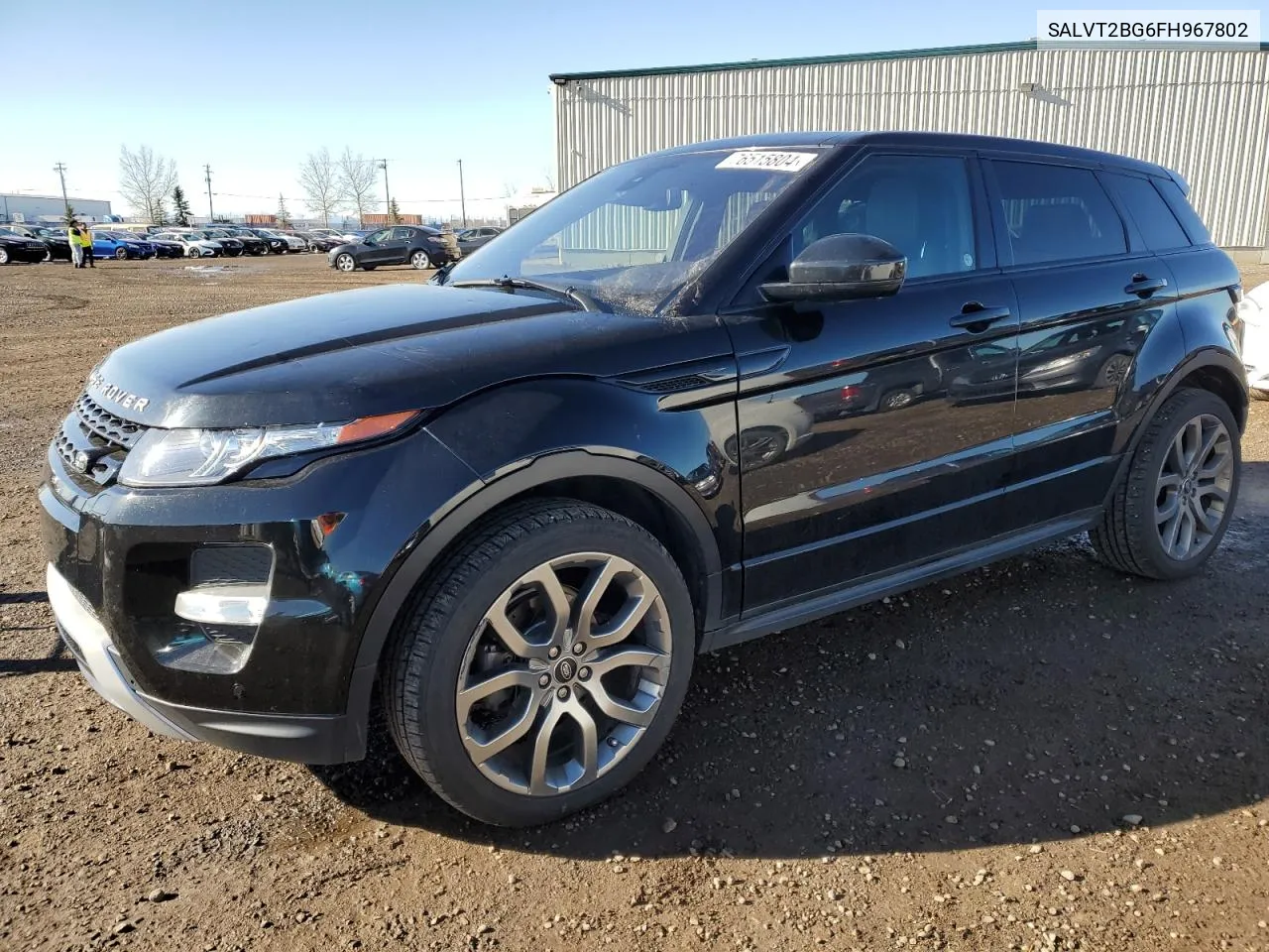 2015 Land Rover Range Rover Evoque Dynamic Premium VIN: SALVT2BG6FH967802 Lot: 76515804