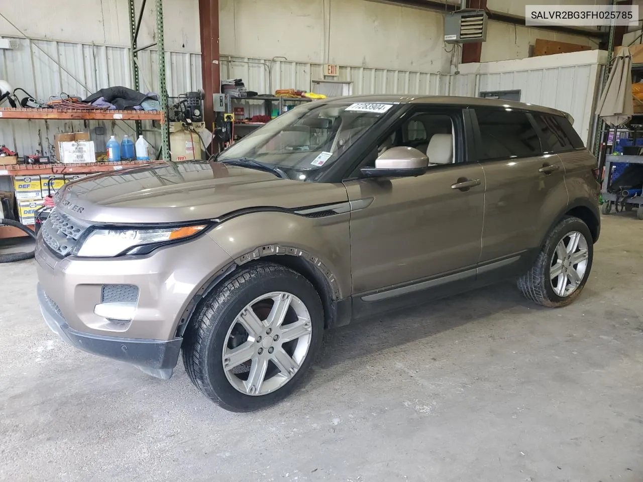 2015 Land Rover Range Rover Evoque Pure Premium VIN: SALVR2BG3FH025785 Lot: 77283904