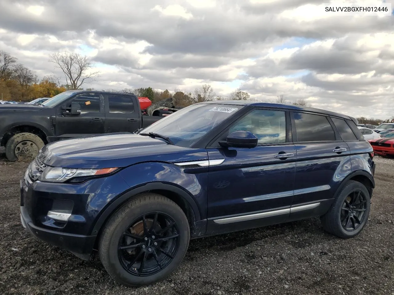 2015 Land Rover Range Rover Evoque Prestige Premium VIN: SALVV2BGXFH012446 Lot: 78210664