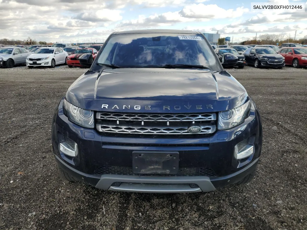 2015 Land Rover Range Rover Evoque Prestige Premium VIN: SALVV2BGXFH012446 Lot: 78210664